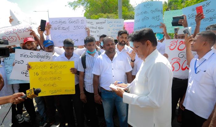 Sajith says Israel job dream fading for thousands due to “job mafia”