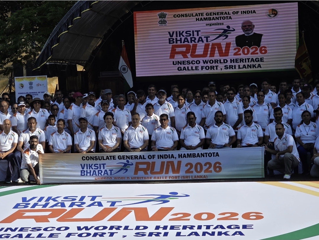 India’s ‘Viksit Bharat 2047’ vision marked with Galle Fort fitness run