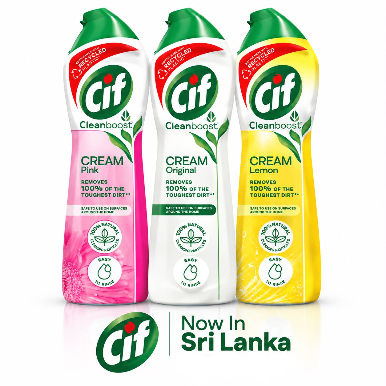 The World’s Favorite Multi-Surface Cleaning Brand CIF Is Finally Here in Sri Lanka