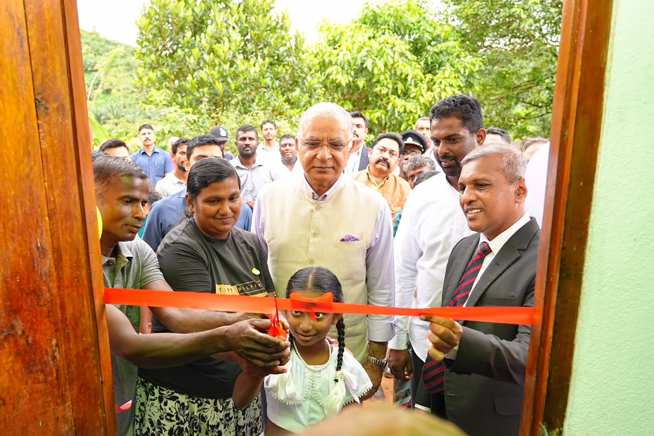 India-funded 22nd model village handed over to beneficiaries in Galle