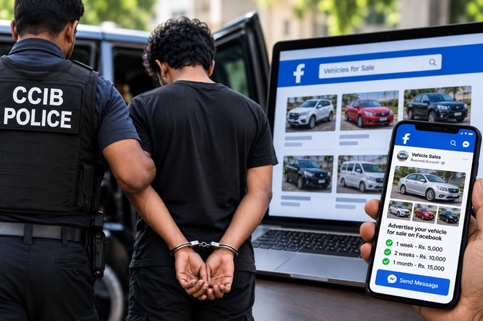 Fake Facebook vehicle sale advertiser arrested