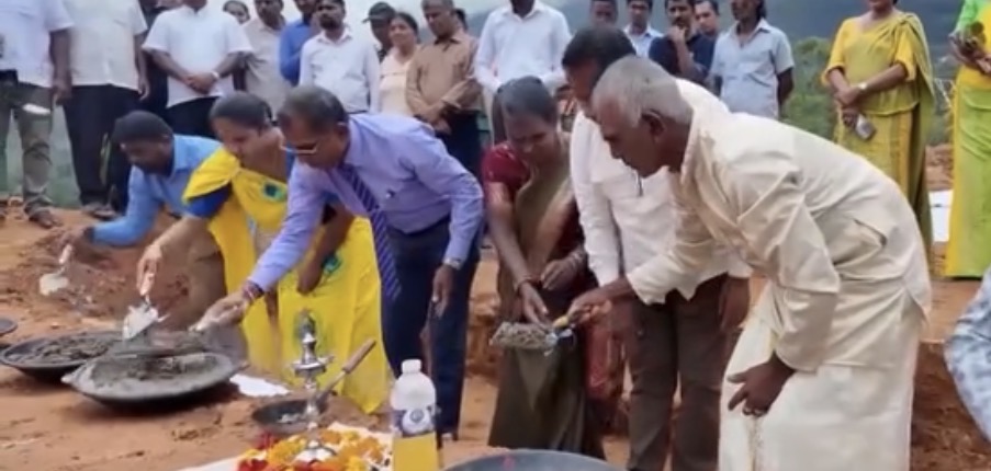 Construction of 124 homes for Ditwah-displaced families begins in Badulla
