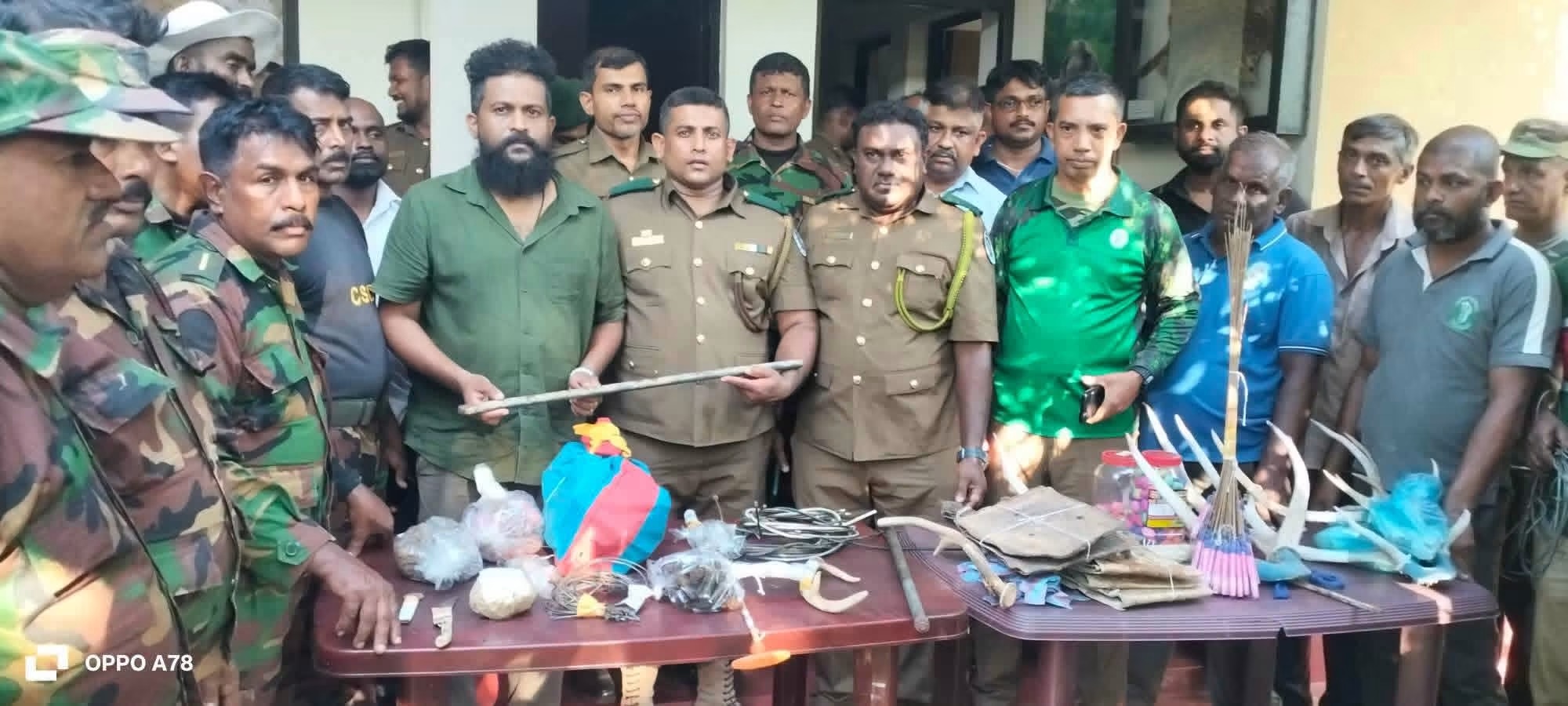 Special wildlife protection operation removes illegal traps in Kurunegala