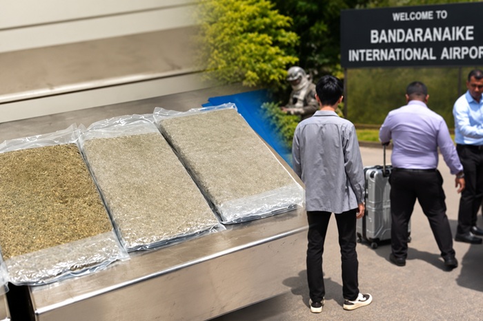 Myanmar national arrested with Rs. 46 Mn worth of Kush at BIA