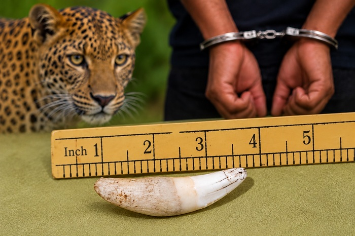 26-year-old arrested over attempt to sell leopard tooth for Rs. 50,000