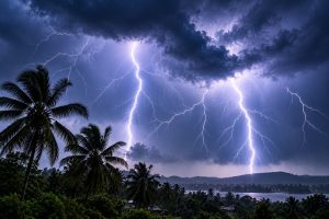 Severe lightning warning: Red alerts for 3 districts, amber alerts for 22 districts