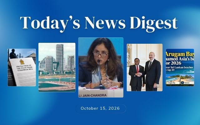 Today’s News Digest – October 15