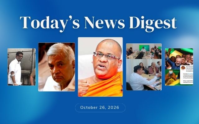 Today’s News Digest – October 26