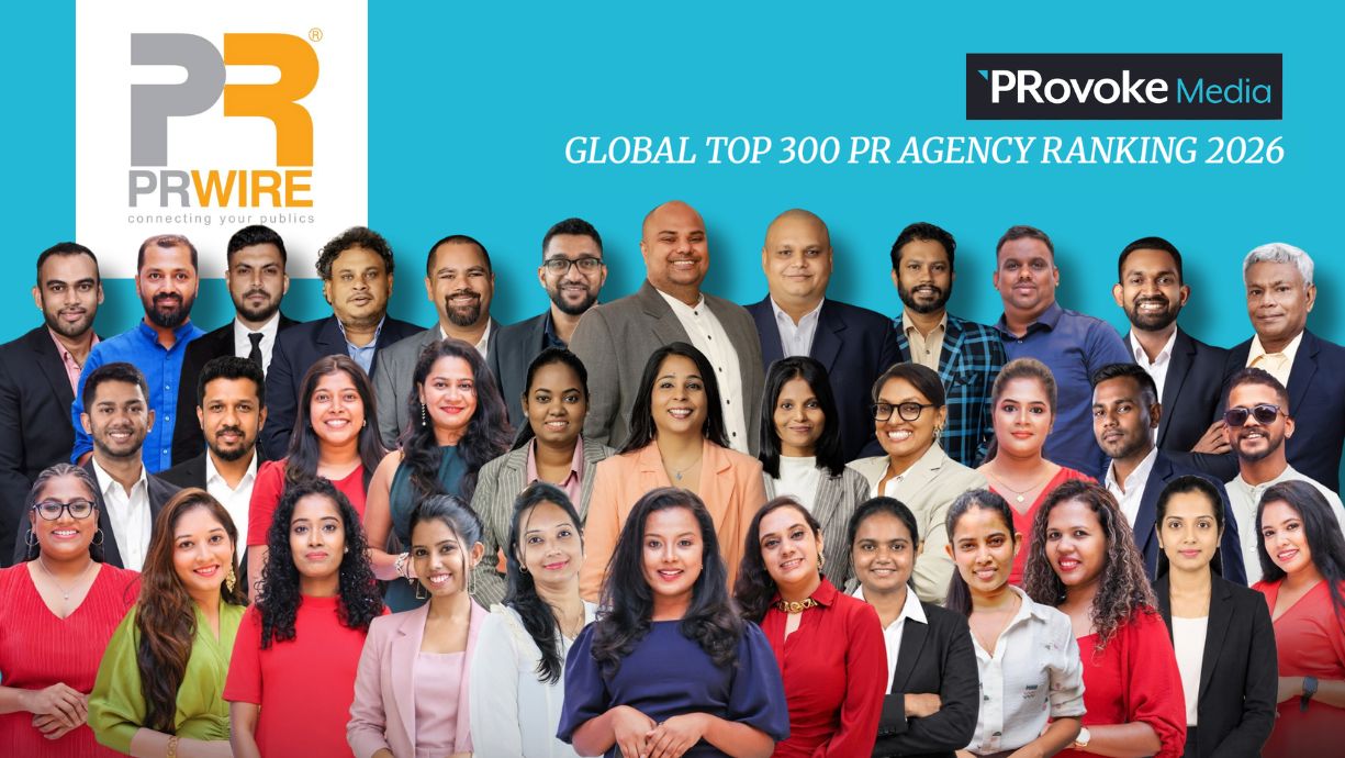 PR Wire Sri Lanka ranked among ‘Global Top 300’ PR Consultancies by PRovoke Media