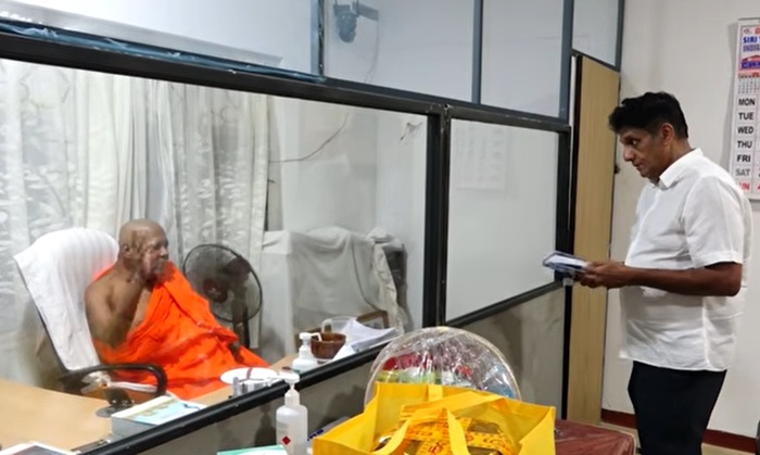 Laws must be amended to protect dignity of Buddhist Monks : Sajith