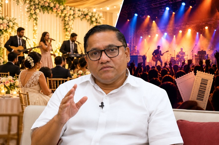 Minister Herath clarifies wedding songs, commercial event payments