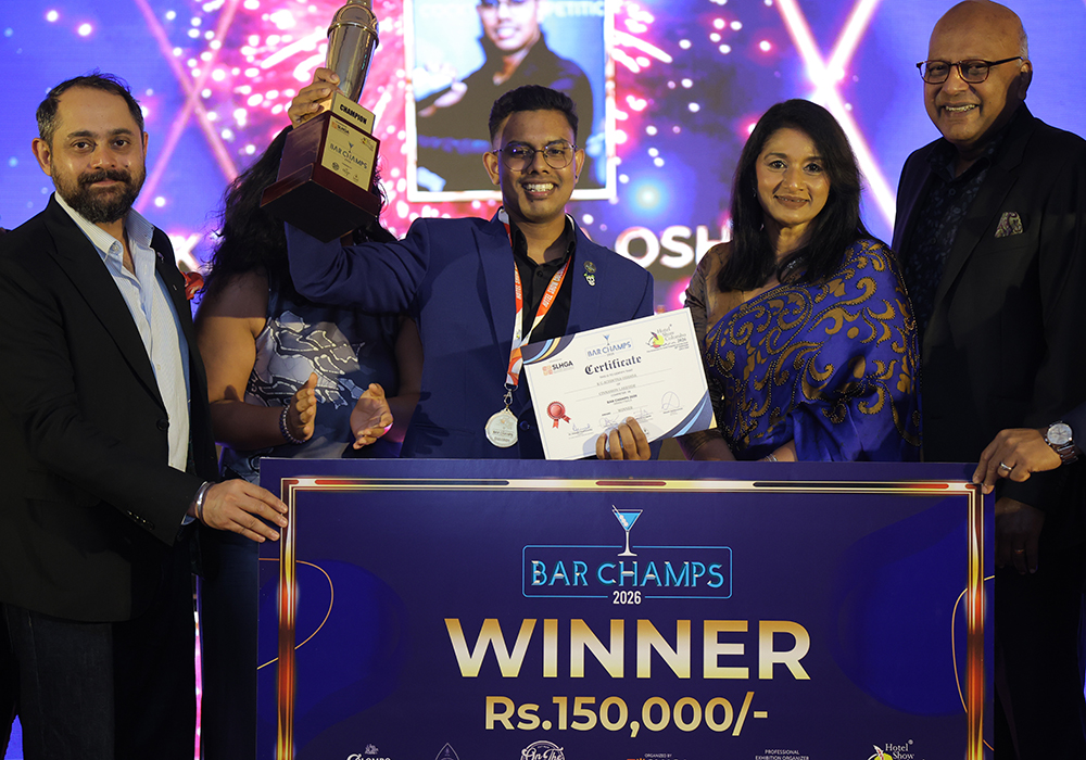 Bar Champs 2026 Celebrates Sri Lanka’s Best as Cinnamon Lakeside’s K.G. Achintha Oshada Takes Top Honour