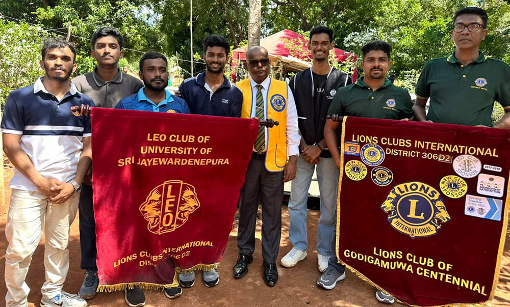 Sri Jayewardenepura University Leo Club Supports Habarana Families with ‘Pranadhara ’26’ Water Project