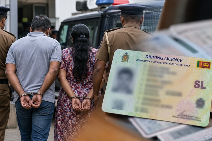 Couple arrested over forged temporary driving licence racket in Werahera